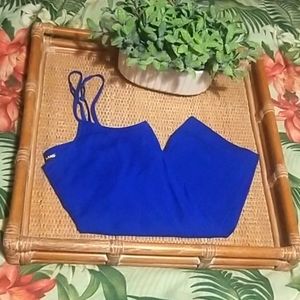 Bright blue Spaghetti strap tank top